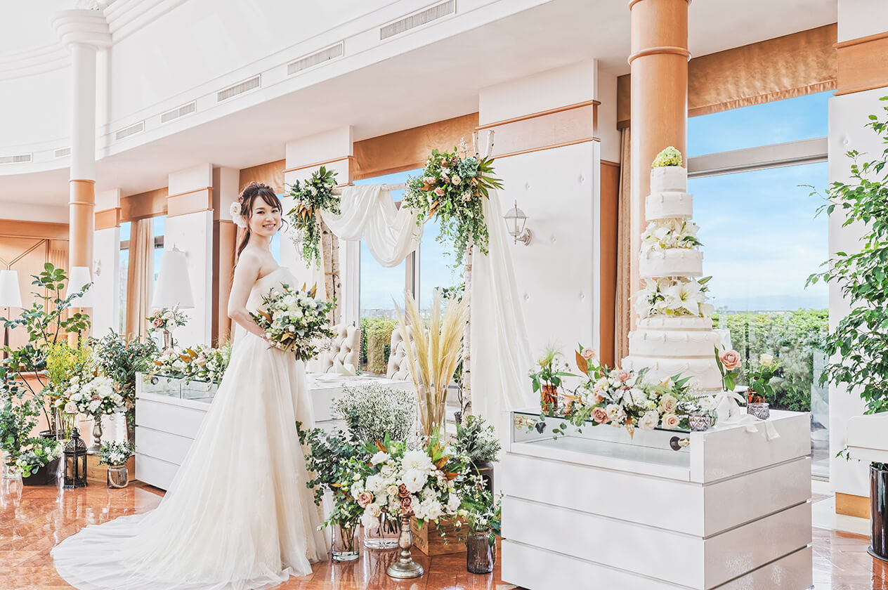 自然のやさしさを感じるホワイトオーク調バンケット